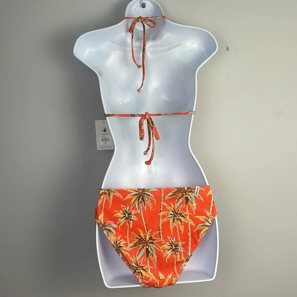 NEW Body Glove Bikini in Sunset Print Nuevo Contempo Bottoms Baby Love Top Small